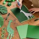 50Sheets 65lb / 180GSM Green Cardstock Paper  Premium Heavy-Weight Paper for Crafts, DIY Projects, Scrapbooking, Handmade Cards, Printing, and More  Vibrant Colors, Printer-Friendly