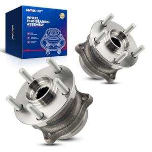 KAX 512401 Pair Rear Wheel Bearing Compatible with Subaru Outback 2010-2014, Subaru Forester 2009-2013, Subaru Legacy 2010-2014, Subaru Impreza 2008-2014,5 Lugs