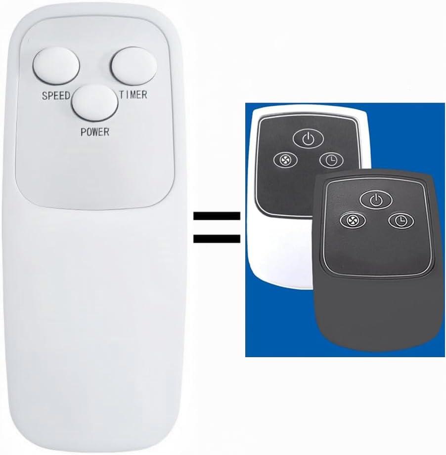AWO Replacement Remote Control for Lasko 2033654B 2033654 A20561 A20700 1843 1844 2546 3540 3542 S18625 S18924 1646 1850 1854 1880 1885 2740 2744 3440 Cyclone Pedestal Upright Fan