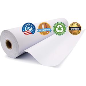 Durable Art Easel Paper Roll for Crafts, Drawing & Painting | Ideal for Kids Projects | 17.75 inches x 100 feet What are Paper roll for Painting