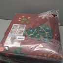 Rugcomf Christmas Area Rugs 8x10  Red Santa Claus Living Room Rug, Machine Washable Non-Slip Low Pile Holiday Carpet for Bedroom, Dining Room, Playroom, Office, Farmhouse