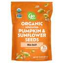 Go Raw Organic Sprouted Pumpkin & Sunflower Seeds, 10 oz, Sea Salted, Keto, Kosher, Superfood (EXP 07/08/26)