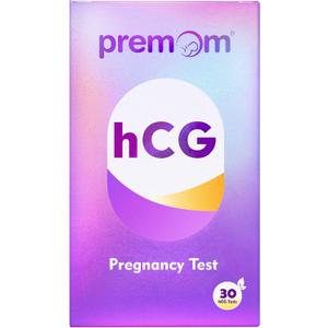 Premom Pregnancy Test Strips- 30 Pack Early Detection Pregnancy Test Kit Powered by Premom Ovulation Predictor iOS and Android APP