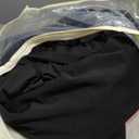 leegleri 8 Pack Spandex Black Round Tablecloths for 72in Table, Stretchy 132inch Fitted 6FT Round Table Cloths, Wrinkle Free Table Cover with Skirt for Wedding Birthday Party Bridal Shower Banquet