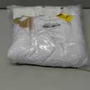 Table Covers for 8 Foot Tables, White Washable and Wrinkle Resistant Stretch Tablecloths Rectangle 8ft for Events, Wedding, Banquets, Parties (96" x 30" (Rectangular))