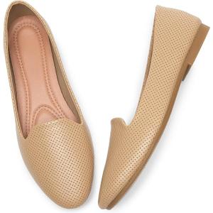 Ballet Flats Shoes for Women Dress Shoes Comfortable Dressy Casual Business Slip on Shoes Loafers 5
