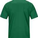Mens Moisture Wicking Golf Polo Shirts UPF 50+ Short Sleeve Shirt M-5XL (Blue, XXL)