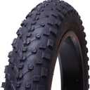 Alps2Ocean Fat Tire,20/26x4.0 Inch Non-Folding Fat Bike Tires Wear Resistant Replacement Electric Bicycle Tires Compatible Wide Mountain Snow Bike Off-Road Bike 3-Wheel Bikes