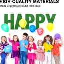 HILAZA 17 Inch Large Wooden Letter L, 1/4 in Thick Big Wood Letter for Wall Decor Crafts