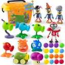 Maikerry PVZ Toys 12pcs Action Figurines Set Game Great Birthday Christmas for Boys and Girls