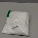 LIMON HOME White Linen Kitchen Curtains 30 inch Length Pinch Pleat Cafe Curtains (24"W x 30"L (Pack of 2))