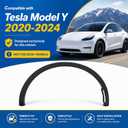 Front Right Passenger Side Fender Trim Compatible with Tesla Model Y 2020-2024, Replace 1494186-00-B 1494162-00-B Fender Trim Wheel Arch Molding Flare