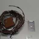 Lighted Christmas Wall Tree - Indoor/Outdoor LED 3 Foot High - Multi-Colored Lights - Battery Operated with Timer