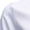 Boys Stretch Wrinkle Free Dress Shirts Button Down Shirt Long Sleeve Formal School Uniform Shirts (White)