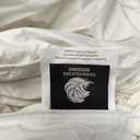 Homemate Goose Feather Down Comforters Duvet Inserts Cal King Size - White Duvet Comforter Insert for All Seasons, Oversized Down Comforter with Fluffy 56oz Down Filled Cal King 96 x 104 Inch
