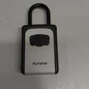 Puroma Lock Box, Large Key Lock Box Resettable Combination Code Lockbox, Portable Wall Mount Lockbox Security Safe Box for Outside Outdoor Home Office Door Handle House Key, Gray (1 Pack) (Grey)