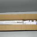 AIZESI 41-100 Inch Heavy Duty White Tension Curtain Rod - No Drilling, Adjustable, Rust-Proof for Outdoor, Living Room, Bathroom