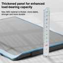 Portable Car Seat Tray Table, Car Backseat Table, Adjustable Seat Back Laptop Desk, Foldable Telescopic Auto Backseat Food Trays Desk, for Working, Writing, Eating, Traveling