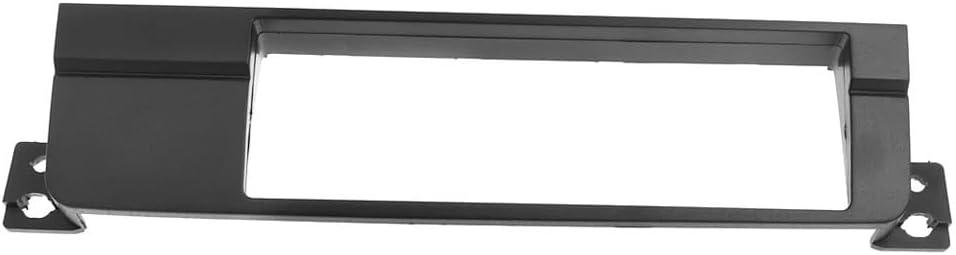 Sound-way - Single DIN Car Radio Frame Installatio 1 Din Fascia DVD Stereo Panel Dash Mount Frame Radio Trim Kit Surround Bezel/Fit For BMW 3 Series (E46) 1998-2005 Car Front Side Air Outlet Vent Fra