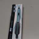 Farery Mini Thermal Brush, Curling Iron 3/ 4 Inch, Heated Round Brush for Volumizing and Small Curls, Travel Size Hot Brush for Short & Thin Hair, Dual Voltage, One Heat 392°F, Touch-ups, Blue