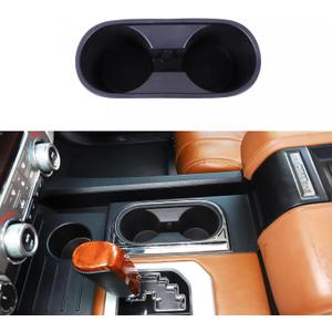 Center Console Cup Holder Insert Compatible with Toyota Tundra 2014-2021,Gear Shift Console Cup Holder Sub Assembly Protective Case Cup Holder Protector Coaster Accessories