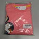 Toddler Girls Cotton Embroidery Applique Short Sleeve Dresses 2-7Y (Pink)