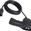 83658 Hand Held Corded Winch Remote Controller Compatible with WARN 9.5ti 9.5cti and 16.5ti Winches Plug-in Handheld Control Device with Rubber Grip and 12 Feet Connector Cable Wire