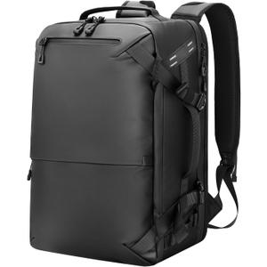 SWICKY Travel Backpack for Men, 40L Carry on Luggage Laptop Backpack Bag Airline Approved, Water-Resistant Business Commuter Backpack Fits 17.3 Inch Laptop