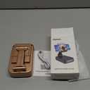 Gifts for Women Girls, Bluetooth Speaker Phone Stand with Charging Function 360 Rotable Adjustable Cell Phone Holder with HD Surround Sound for Desk Fits All Phones,Tablet (Rose Gold)