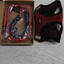 Dog Harness Step-in Breathable Puppy Cat Dog Vest Harnesses for Small Medium Dogs Red (L (Chest 17''-20'', Weight 14-19 lb))