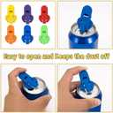 Colorful Can Opener Set, 6-Pack for Soda, Beer, Coke | Plastic Tab Can Openers | Beverage Barricade for Picnic BBQ.