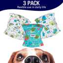 2 x MICOOYO Belly Bands for Male Dogs, 3 Pack Reusable Dog Diapers Male for Puppy Doggie, Washable Male Dog Wraps (S, Animals)