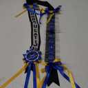 Lyrow Graduation Money Lei Class of 2025 Double Braided Lei Gift Graduation Cash Gifts Pull Ideas for High School College Party Supplies(Blue)