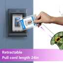 2 x St. Patricks Day ID Badge Reels Green Hat Shape Badge Reels Retractable Plaid Deigns Nurse Badge Reel, Badge Holder Retractable Clip, Badge Reels Retractable for Nurses, Medical Worker, Teacher 1 Pcs