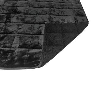 Betus Luxury Memory Foam Bath Mat - Water Absorbent, Super Cozy and Non-Slip Backing - Luxurious Velvet Comfort Bathroom Rug - 17"x24" (Black)