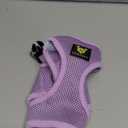 EcoBark Small Dog Harness - Step in Reflective Soft Luxury Mesh Ultra Padded Harness for Puppies, Toy Breeds, and Small Dogs - Comfortable & Secure Halter - Adjustable Pet Vest Wrap (Small, Lavender) (Small- 7 to 10 Lbs - Chest Up to 14 In (Pack of 1))