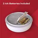 Kidde Smoke & Carbon Monoxide Detector, AA Battery Powered, LED Warning Light Indicators, 1 Pack
