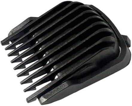 maxeylead Replacement 3-7mm Pivoting Comb Compatible with Philips Norelco Multigroom MG3750 MG5750 MG7750 MG7790 MG9510 BT5511 Beard Trimmer Attachment Parts Black