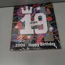 Gcardist 2025 19th Birthday Greeting Card, Jumbo 19 Years Old Birthday Gift Card,Memory Back In 2006（Envelope）Pack Of 2