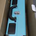 Victrola Journey Bluetooth Portable Suitcase Record Player  with Built-in Speakers, 3 Speed Vinyl Record Player, RCA Out, Headphone Jack (Turquoise)