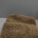 Smiry Dog Door Mat for Muddy Paws 30x20, Absorbs Moisture and Dirt Doormat, Non-Slip Washable Quick Dry Chenille Front Door Mat Indoor Entrance, Entryway Carpet for Inside Floor, Camel