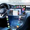 2025 Upgraded Wireless CarPlay Adapter for iPhone, Plug and Play & Fast Connection, Aluminum Frame Tempered Glass USB CarPlay Dongle Stick Compatible with Apple iOS 10+ (Android Not Supported)