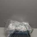 UUJOLY Small Bathroom Trash Can with Lid Slim Wastebasket Garbage Can Plastic Container Basket Trash Bin for Kitchen, Laundry Room, Office, Kids Room, Dorm, Bluish Green, 3.2 Gallon