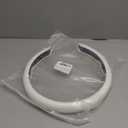 frani Nappa Leather Steering Wheel Cover, Universal 15 Inch Premium Non-Slip Steering Wheel Cover White