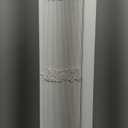 LOTUS & WINDOWARE Cordless Faux Wood Blinds, 35" Wide x 84" Long, Smooth, Snow White, 2 Inch Horizontal Blinds  for Living Room, Bedroom, Interior Door Windows