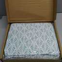 Amazon Basics Lightweight Super Soft Easy Care Wrinkle Free Microfiber 3 Piece Bed Sheet Set with 14-Inch Deep Pockets, Twin, Aqua Fern, Floral, Kids, Men & Women Bedding