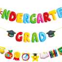 Kindergarten Graduation Banner 2023, Kindergarten Graduation Decorations No DIY Kindergarten Grad Banner for Preschool Kids, Kindergarten Graduation Party Decorations for Classroom with 3*16 Feet