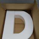 12 Inch Smooth Foam Letters - Great for Arts and Craft & DIY (D)