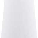 Aspen Creative 32216 Transitional Hardback Empire Shape Spider Fitter Lamp Shade in White Linen Fabric, 4-1/4" Top x 6" Bottom x 9" Slant