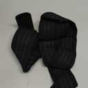 Mava Sports Knee Wraps (Pair) for Men & Women | Ideal for Cross Training, WODs, Gym Workouts, Weightlifting, Fitness & Powerlifting | Knee Straps for Squats | 72" Compression & Elastic Support (Black)